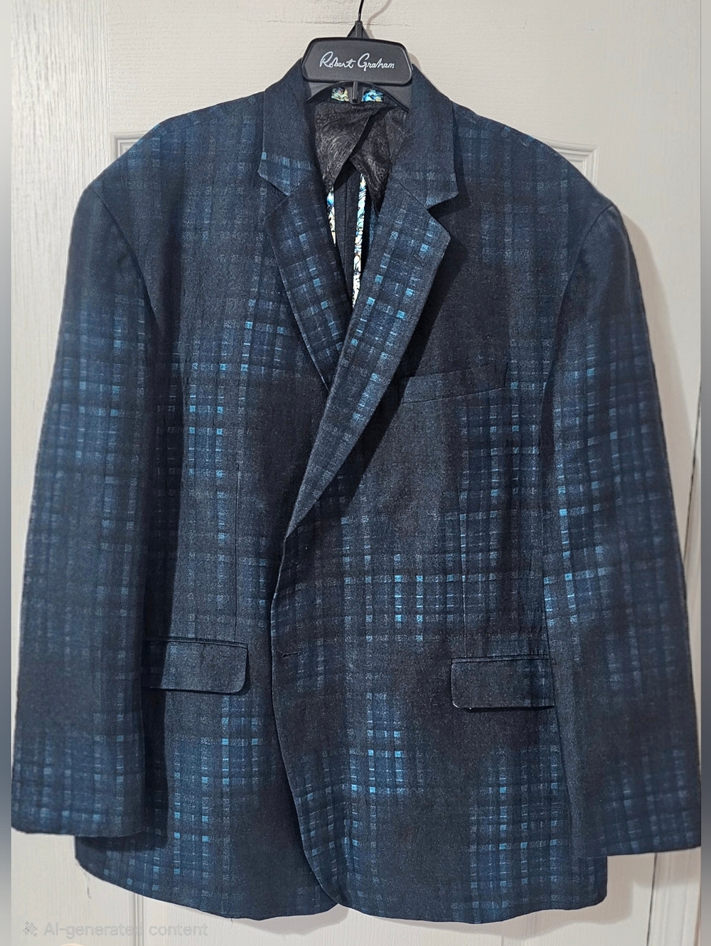 Robert Graham Men's Plaid Blazer New Without Tags.